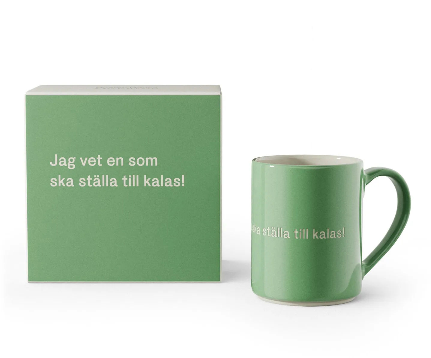 Astrid Lindgren 马克杯, jag vet en som ska…, Swedish text Design House Stockholm