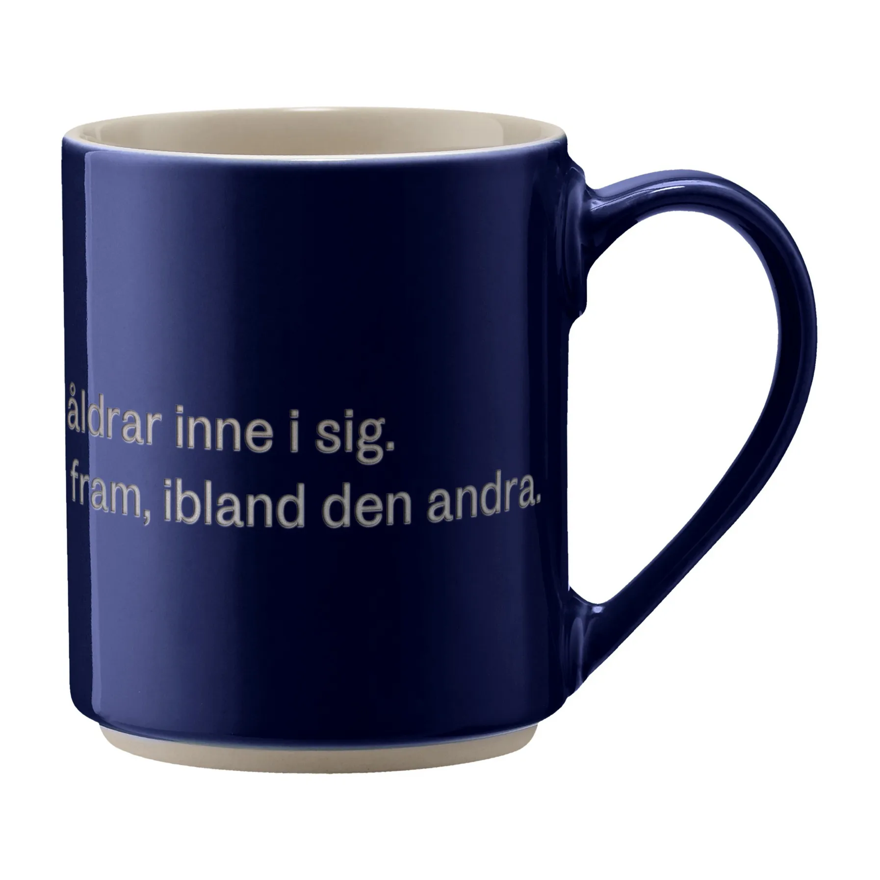 Astrid Lindgren 马克杯 man har ju alla åldrar, 瑞典语文字 Design House Stockholm