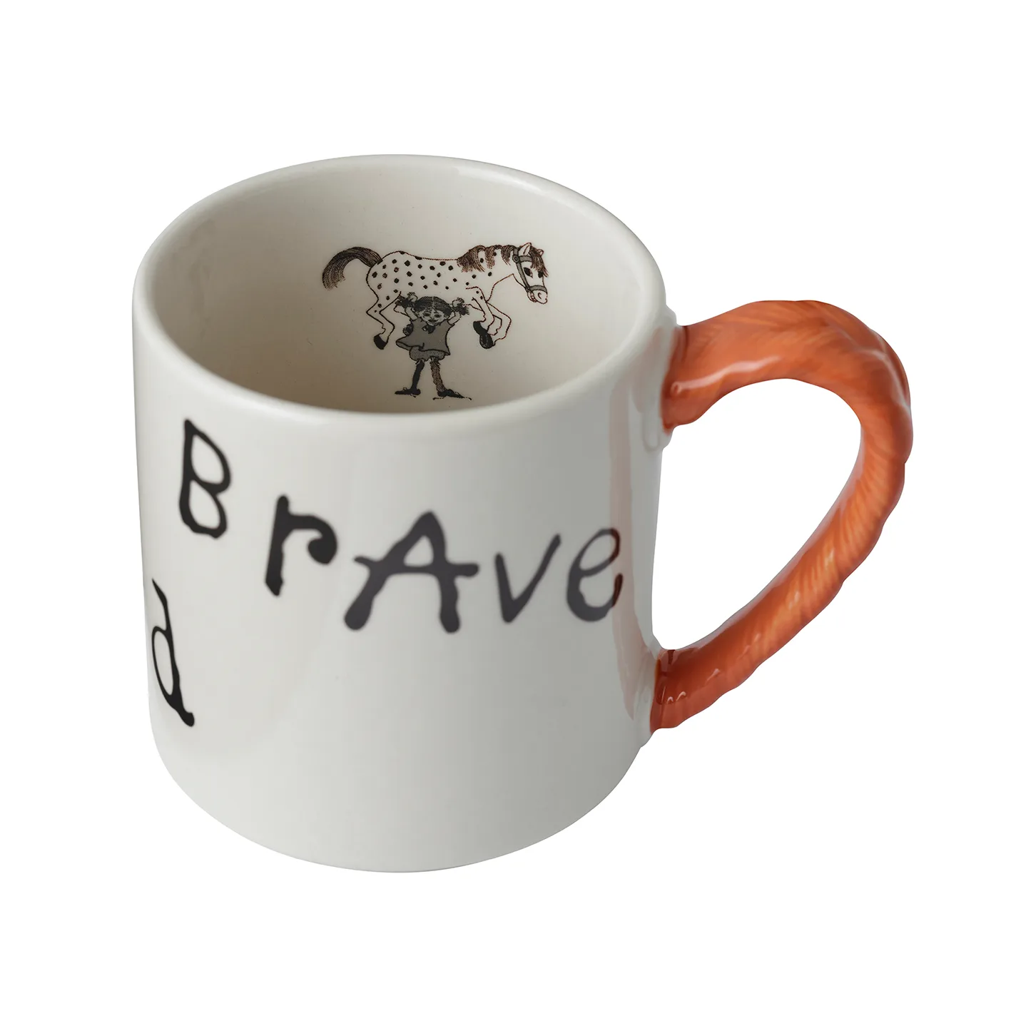 Astrid Lindgren Pippi anniversary 马克杯 20 cl, Strong Kind Brave Design House Stockholm