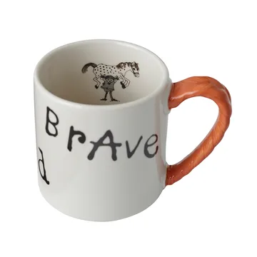 Astrid Lindgren Pippi anniversary 马克杯 20 cl - Strong Kind Brave - Design House Stockholm