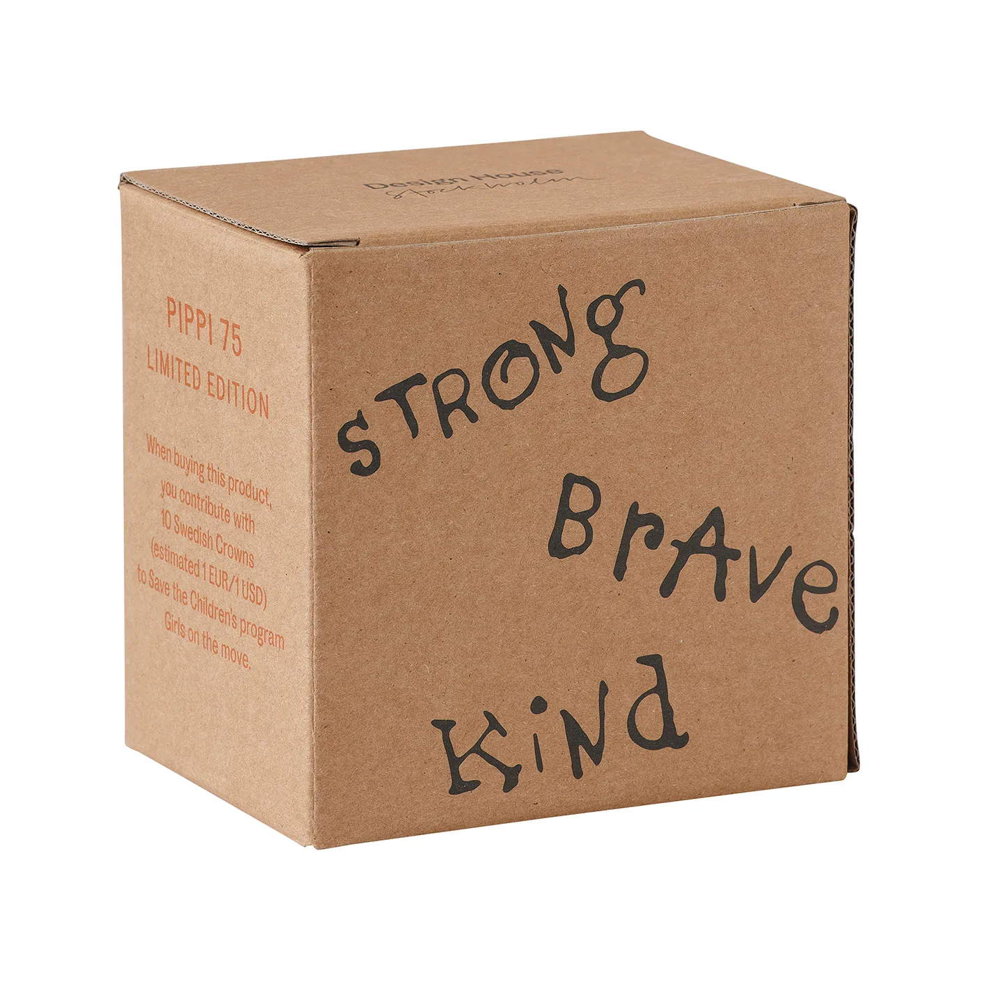 Astrid Lindgren Pippi anniversary 马克杯 20 cl, Strong Kind Brave Design House Stockholm