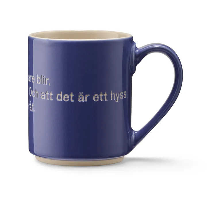 Astrid Lindgren 马克杯 S'not something you plan - 瑞典蓝 - Design House Stockholm