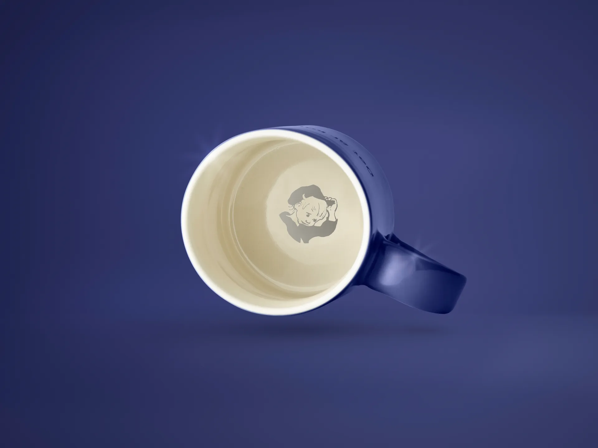 Astrid Lindgren 马克杯 S'not something you plan, 瑞典蓝 Design House Stockholm