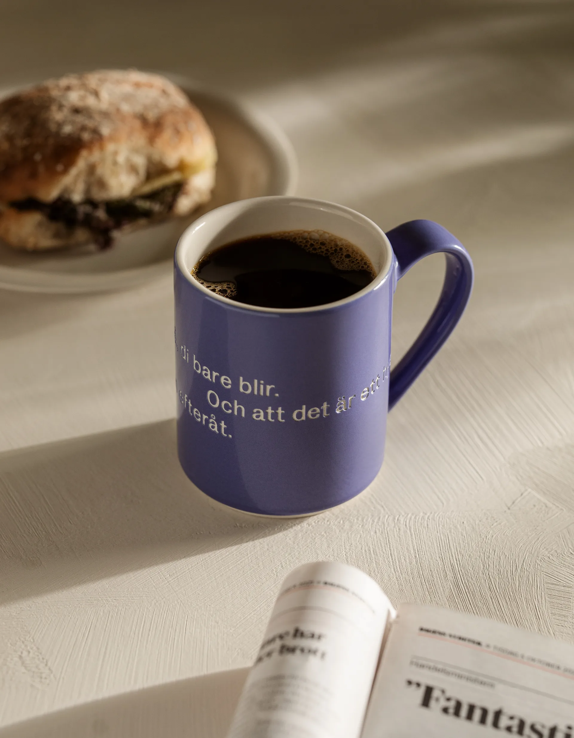 Astrid Lindgren 马克杯 S'not something you plan, 瑞典蓝 Design House Stockholm