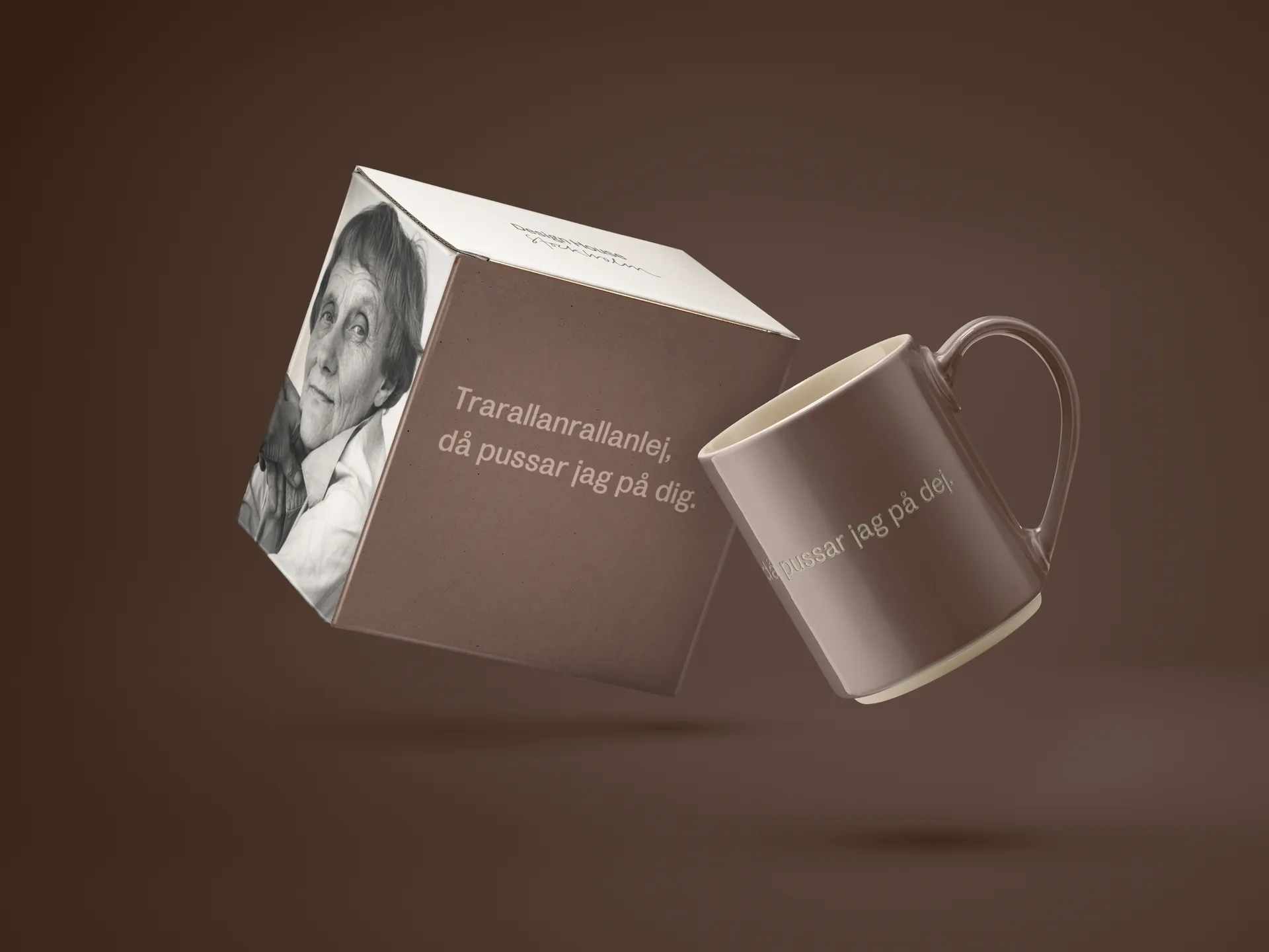 Astrid Lindgren 马克杯 Trarallanrallanlej, 瑞典语文字 Design House Stockholm