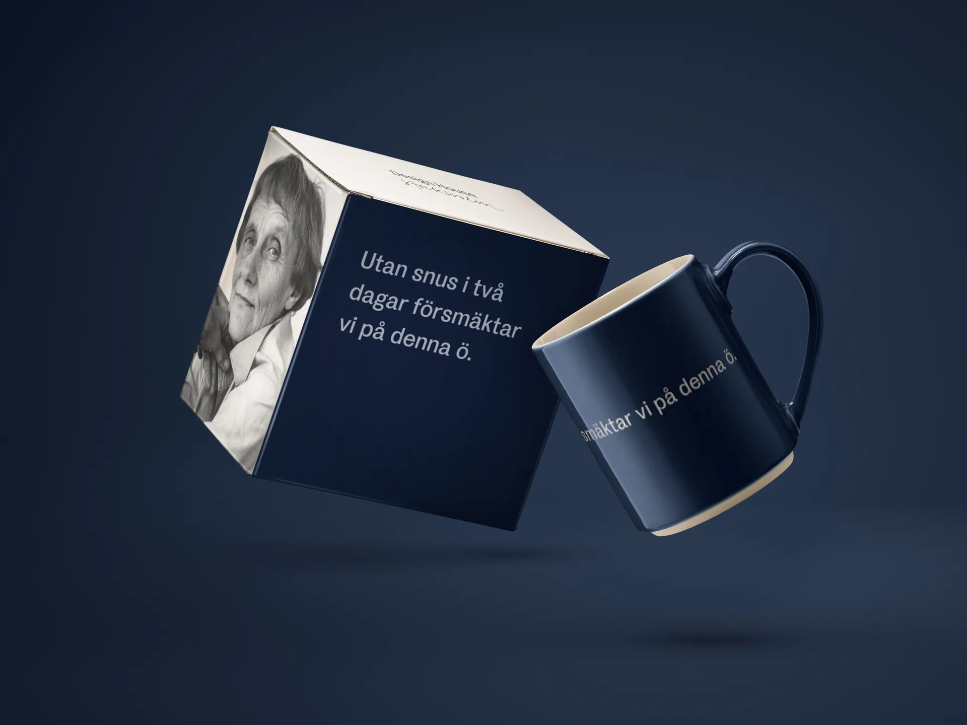 Astrid Lindgren 马克杯Utan snus, 瑞典文标识 Design House Stockholm