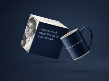 Astrid Lindgren 马克杯Utan snus - 瑞典文标识 - Design House Stockholm