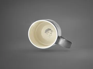 Astrid Lindgren马克杯 予孩子以爱 - 灰色_瑞典风 - Design House Stockholm