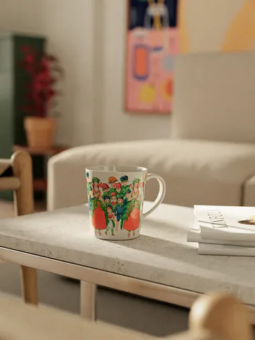 August 带柄马克杯400ml - 白色 - Design House Stockholm