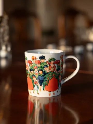 August 带柄马克杯400ml - 白色 - Design House Stockholm