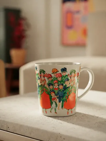 August 带柄马克杯400ml - 白色 - Design House Stockholm