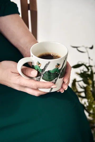 Aunt Green带柄马克杯 - 400ml - Design House Stockholm