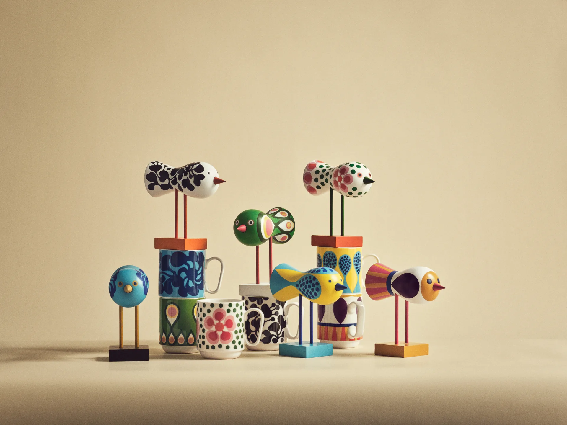 Birds 1967 马克杯 35 cl, No. 2 Design House Stockholm