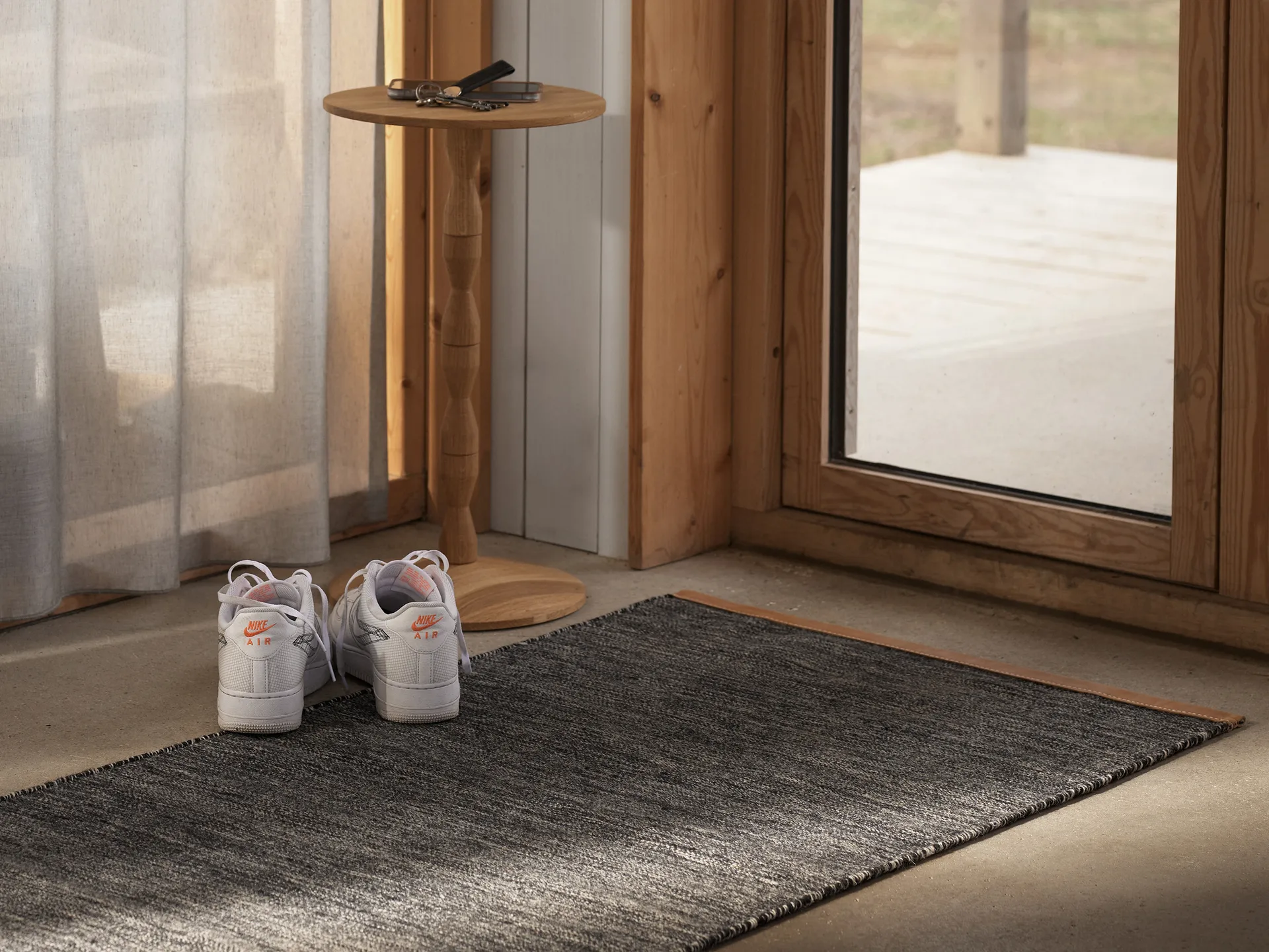 Björk 地毯 dark grey, 80x250 cm Design House Stockholm