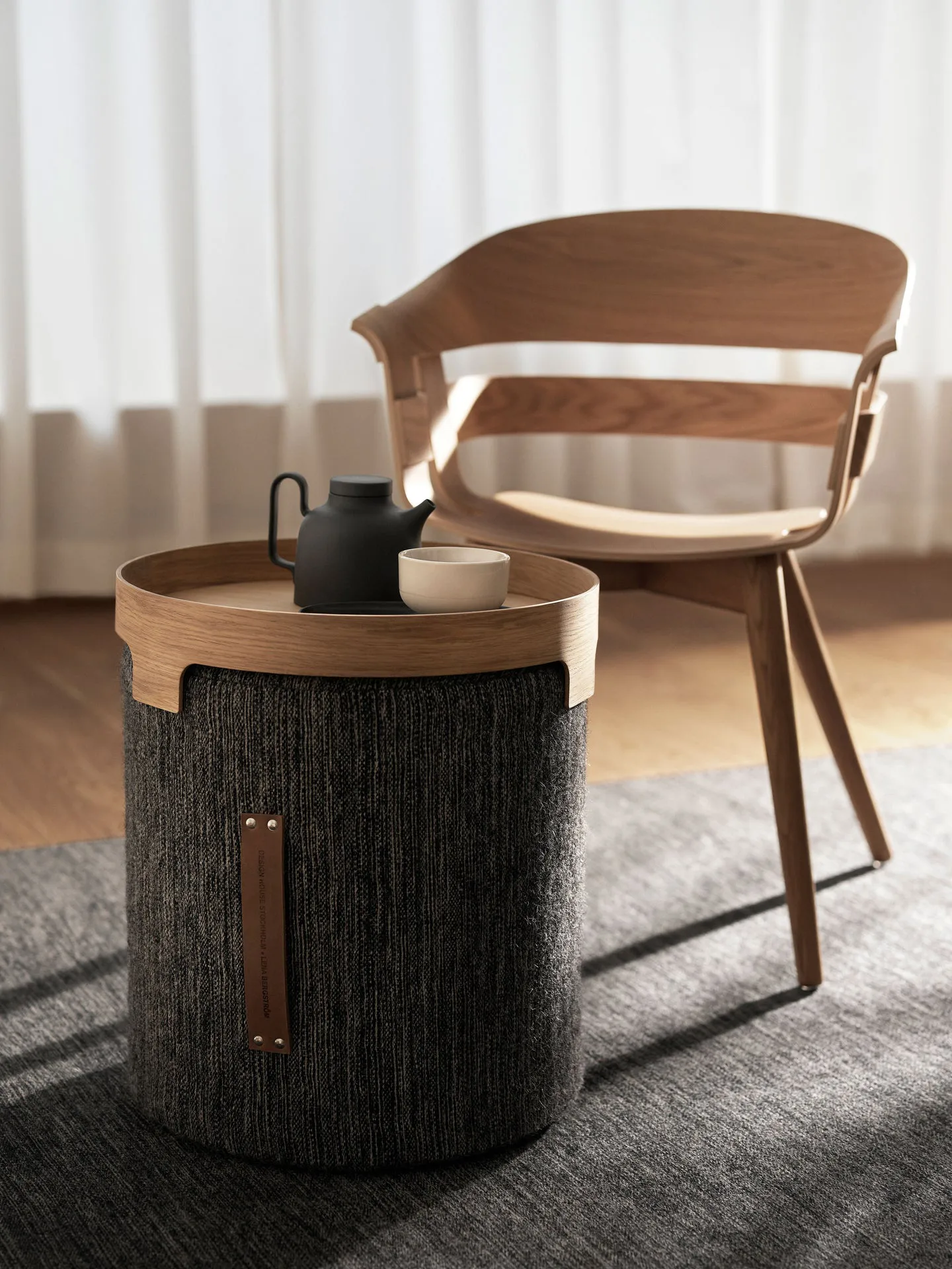 Björk 高吧台凳, 浅灰色 Design House Stockholm