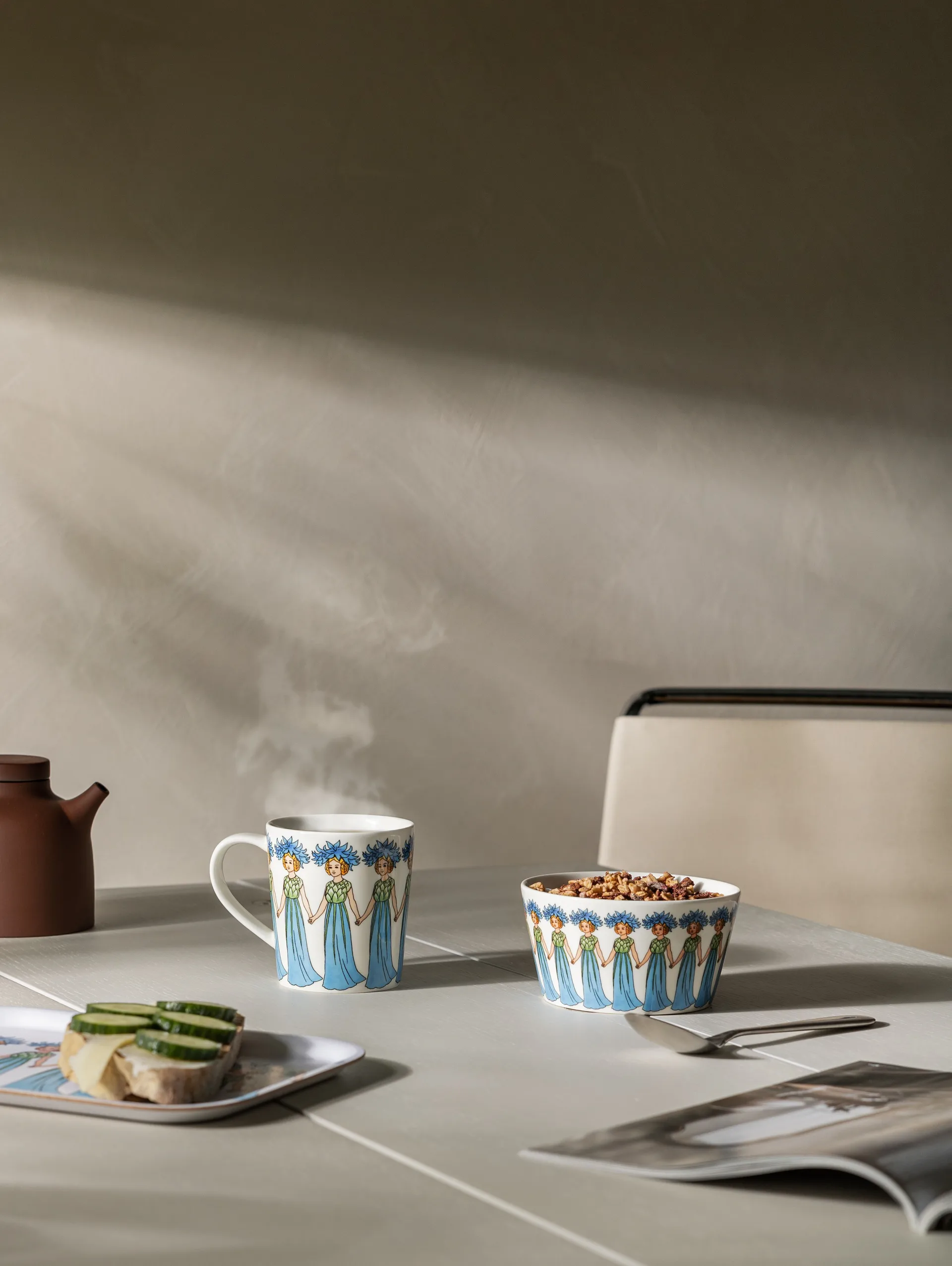 Blåklint 马克杯 with handle, 40 cl Design House Stockholm