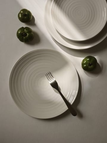 Blond dinner 盘子 28 cm - stripe 白色 - Design House Stockholm