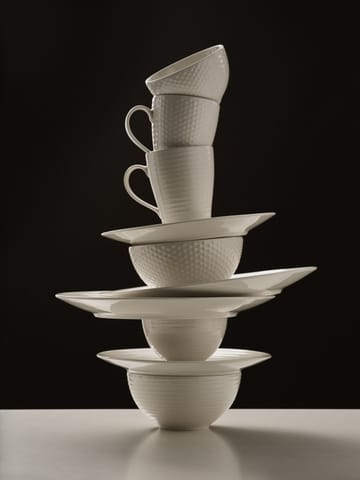 Blond dinner 盘子 28 cm - stripe 白色 - Design House Stockholm