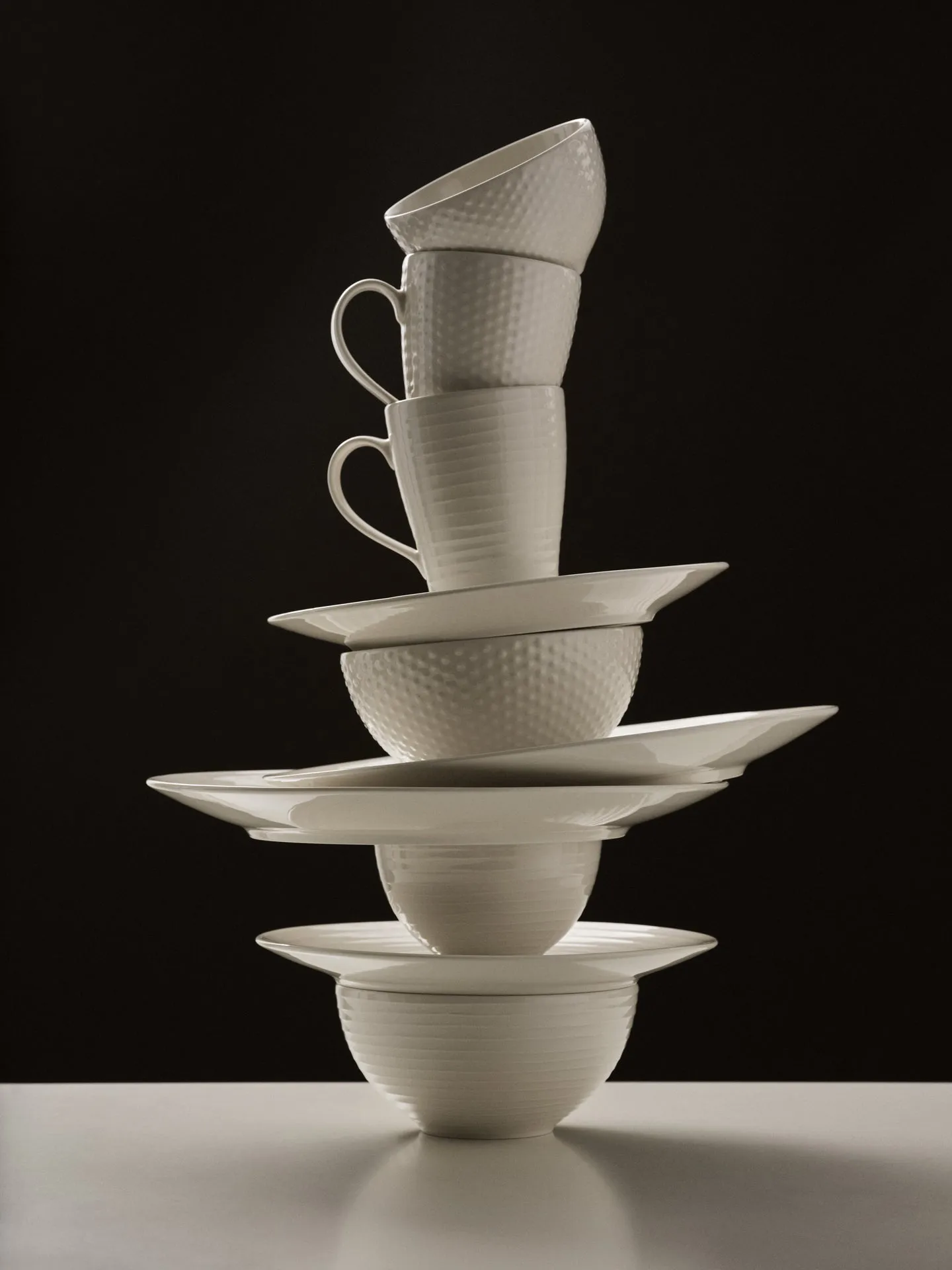 Blond马克杯, 白色条纹 Design House Stockholm