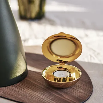 贝壳造型烛台 - brass - Design House Stockholm