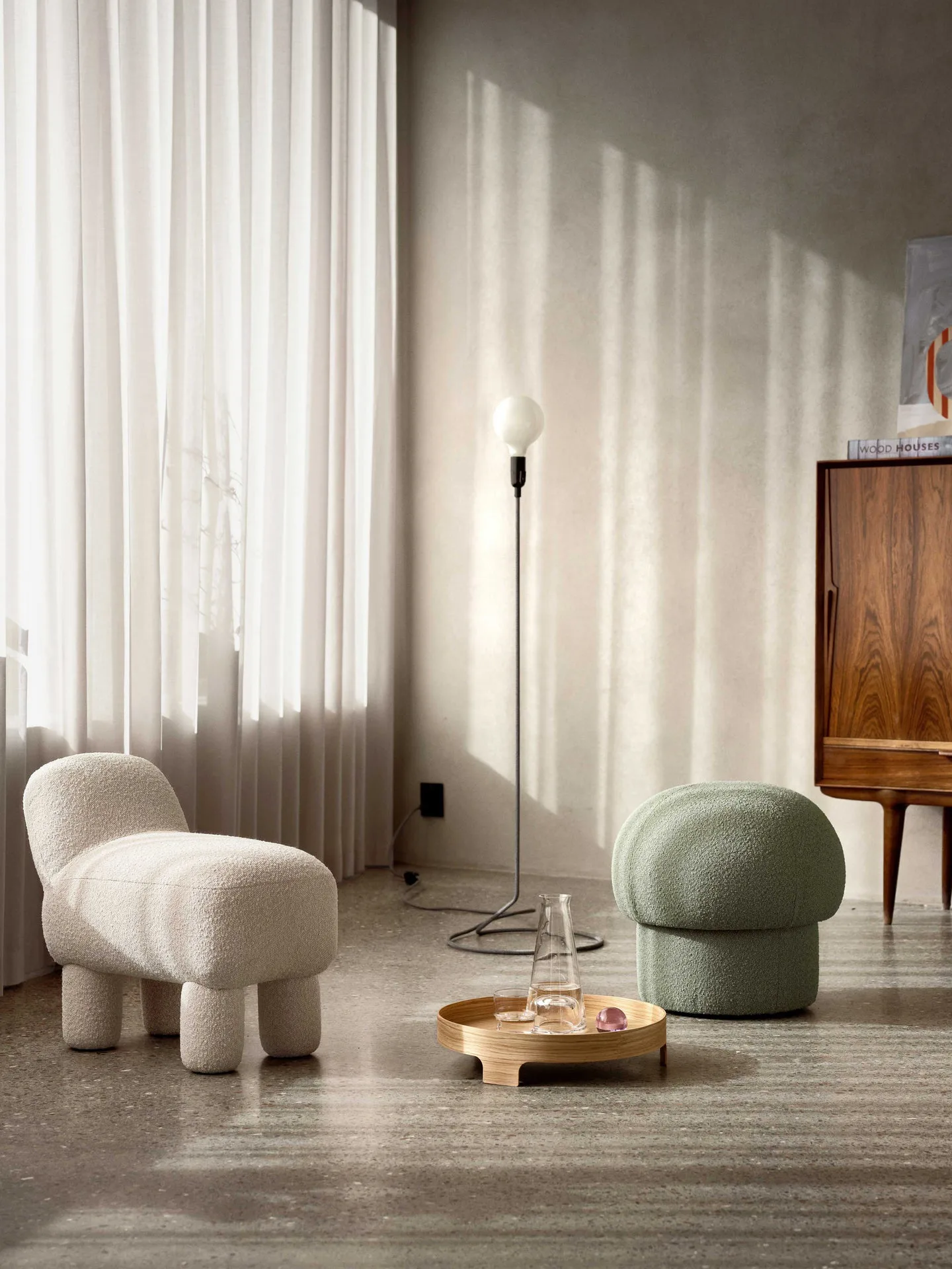 Cord灯, 黑色_白色 Design House Stockholm