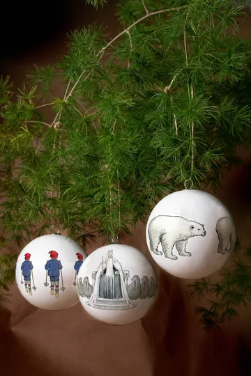 Elsa Beskow 圣诞树 装饰品 三件套装 - King Winter - Design House Stockholm