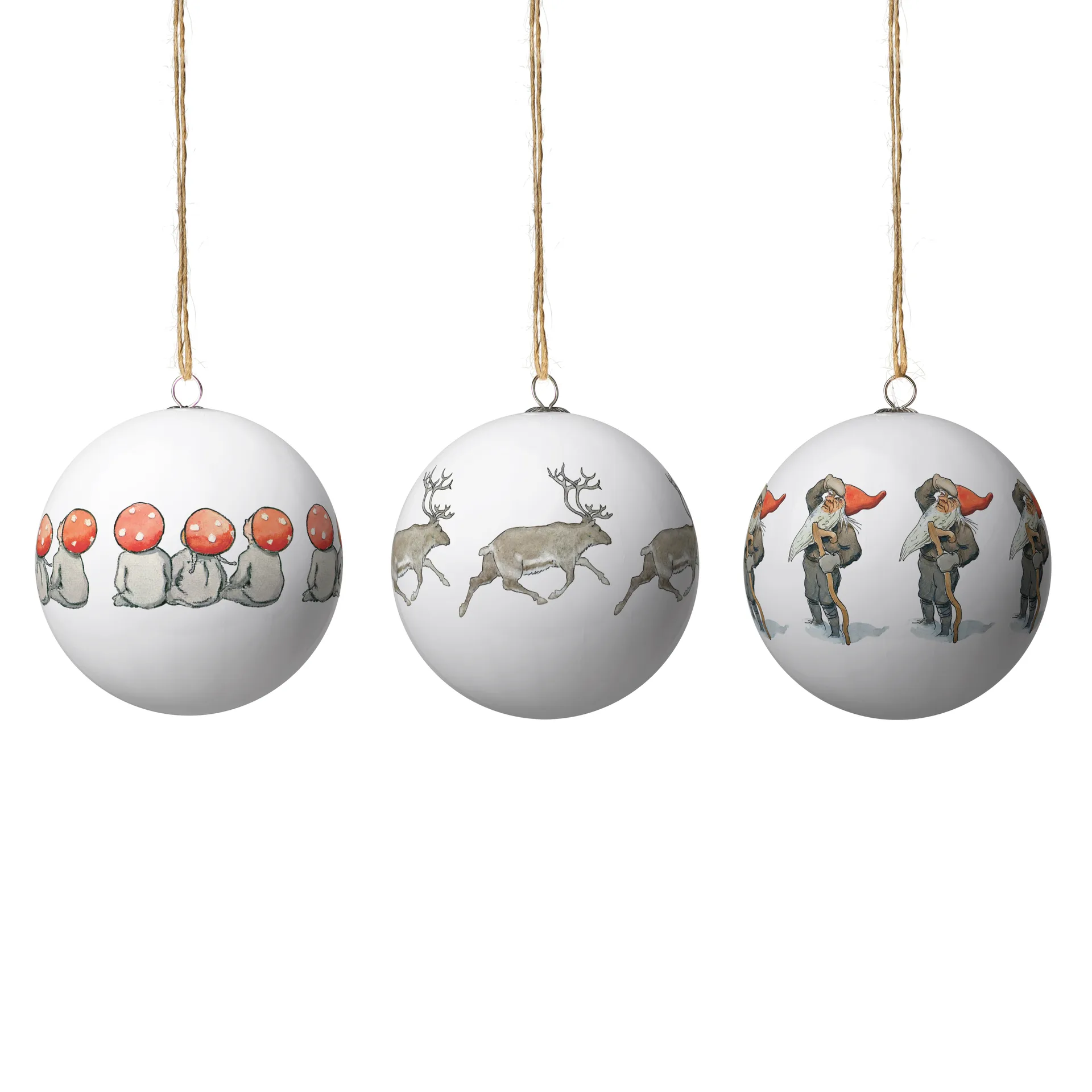 Elsa Beskow 圣诞树 装饰品 三件套装, Set nr 8 Design House Stockholm