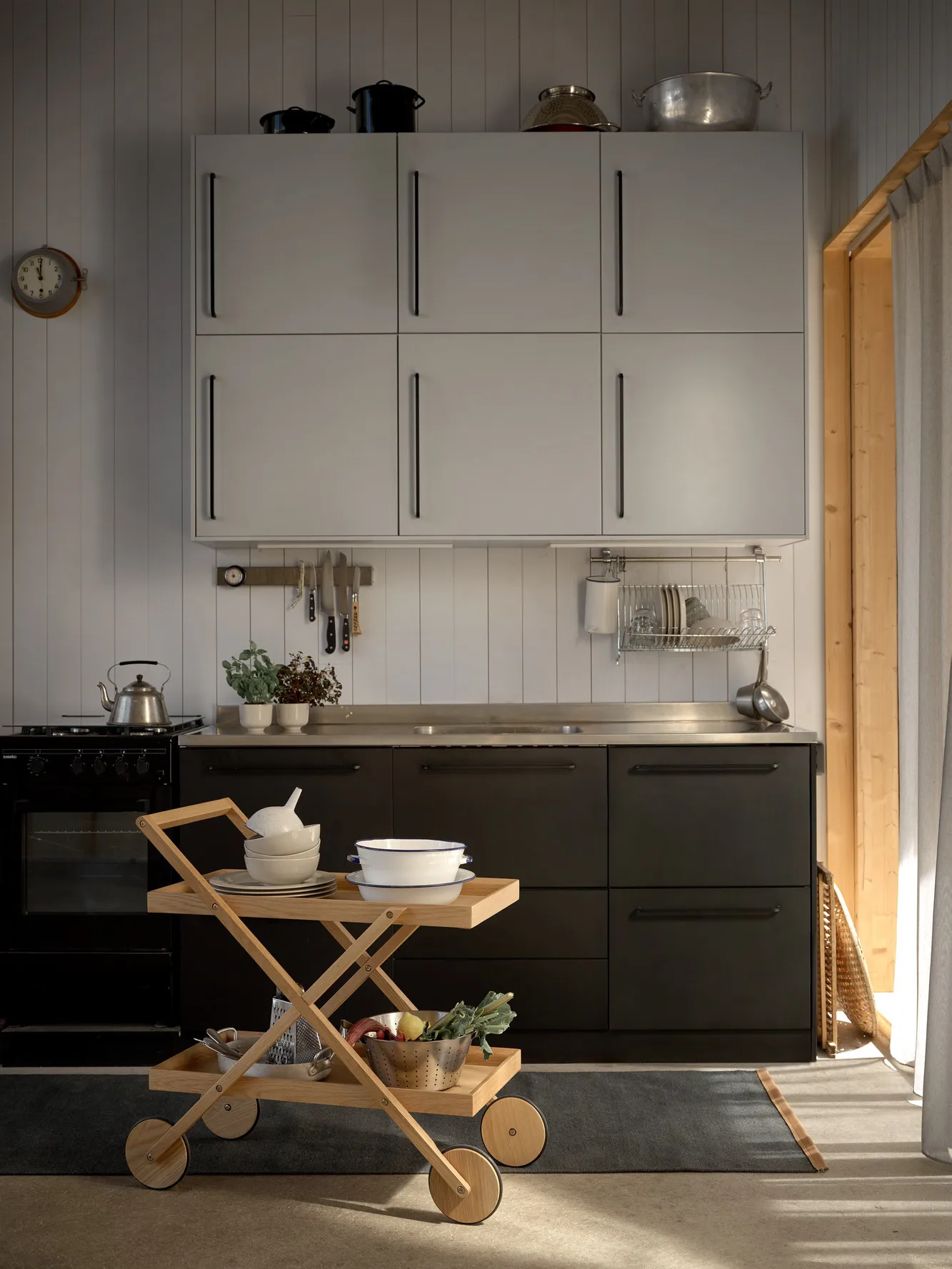Exit 服务手推车, 橡木 Design House Stockholm