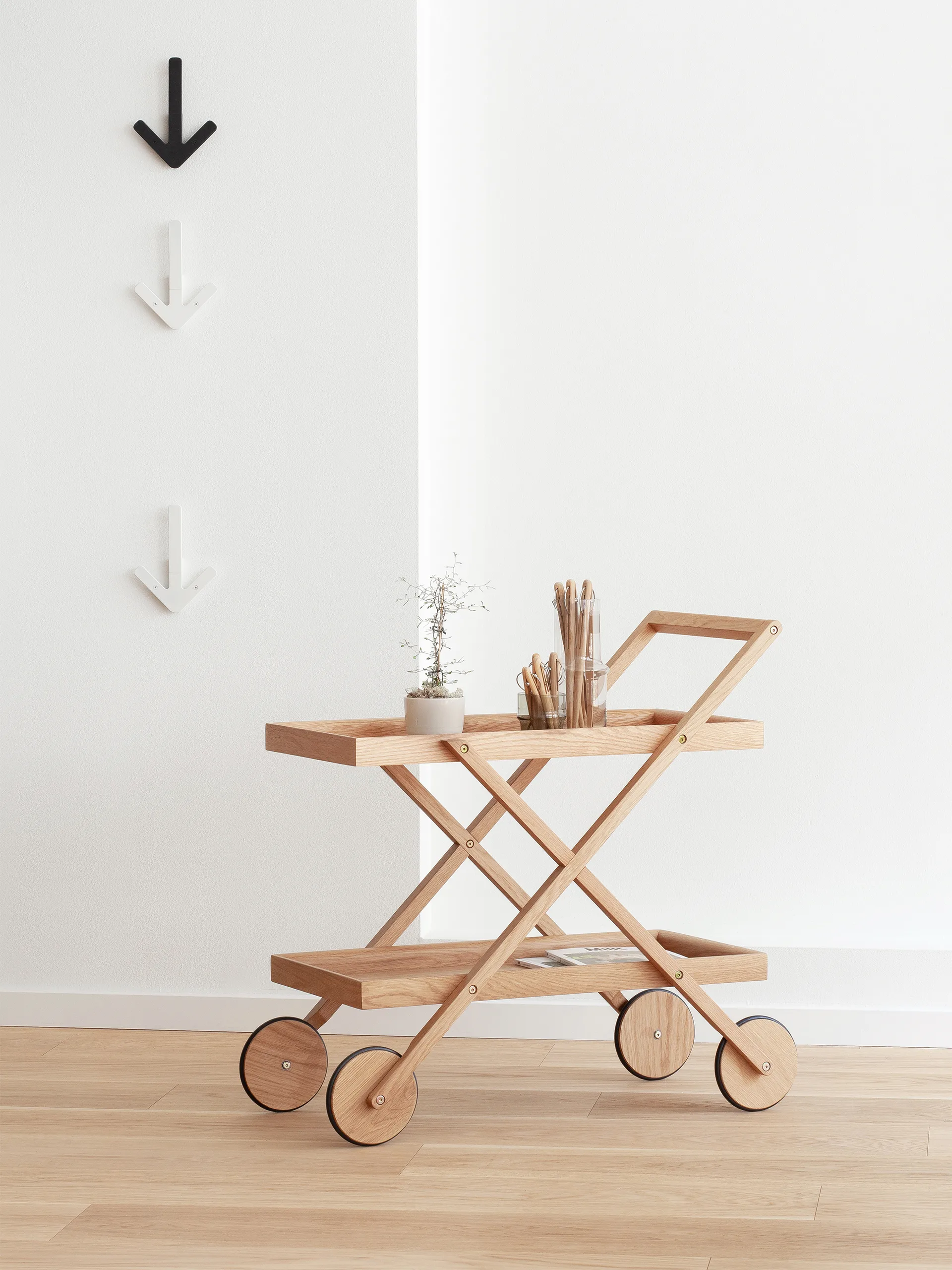 Exit 服务手推车, 橡木 Design House Stockholm