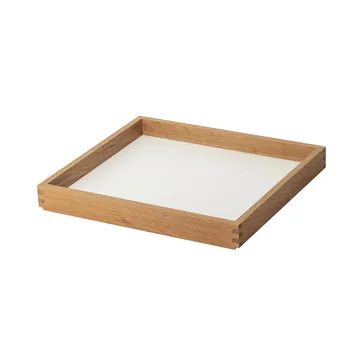 Frame 托盘34x37.4cm - 橡木_白色 - Design House Stockholm
