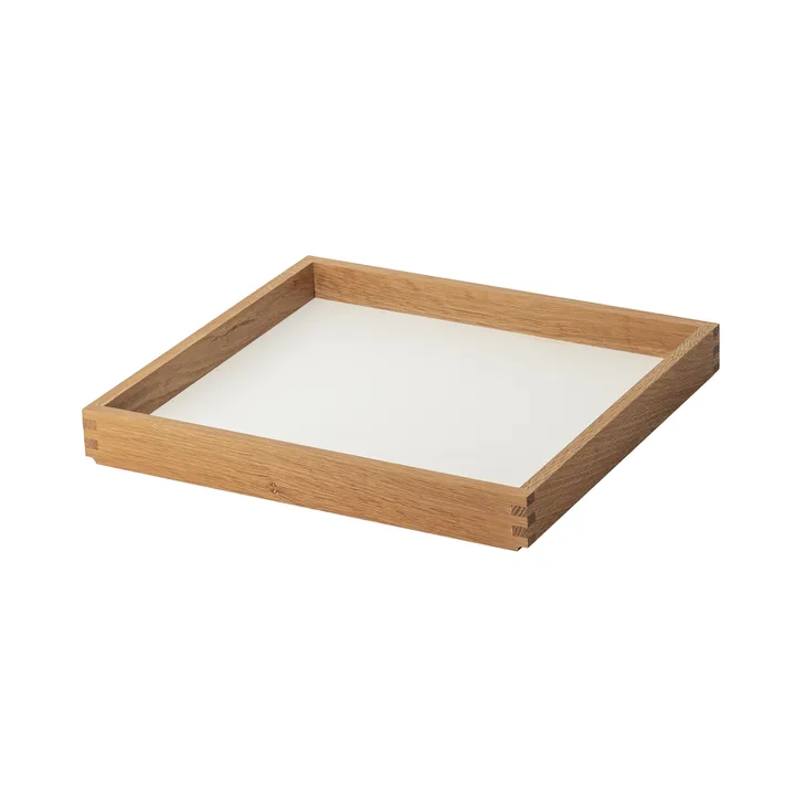 Frame 托盘34x37.4cm - 橡木_白色 - Design House Stockholm