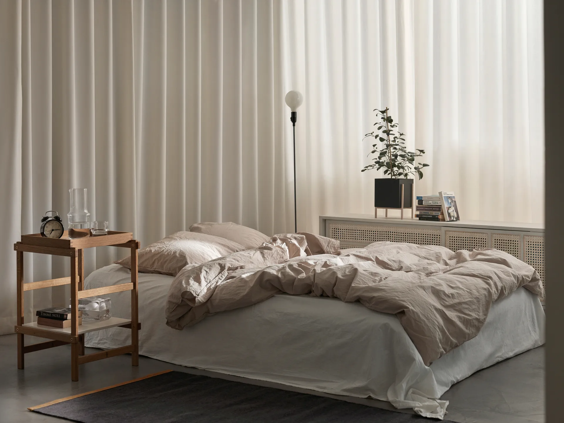 Frame shelf S 58 cm, oak-白色 Design House Stockholm