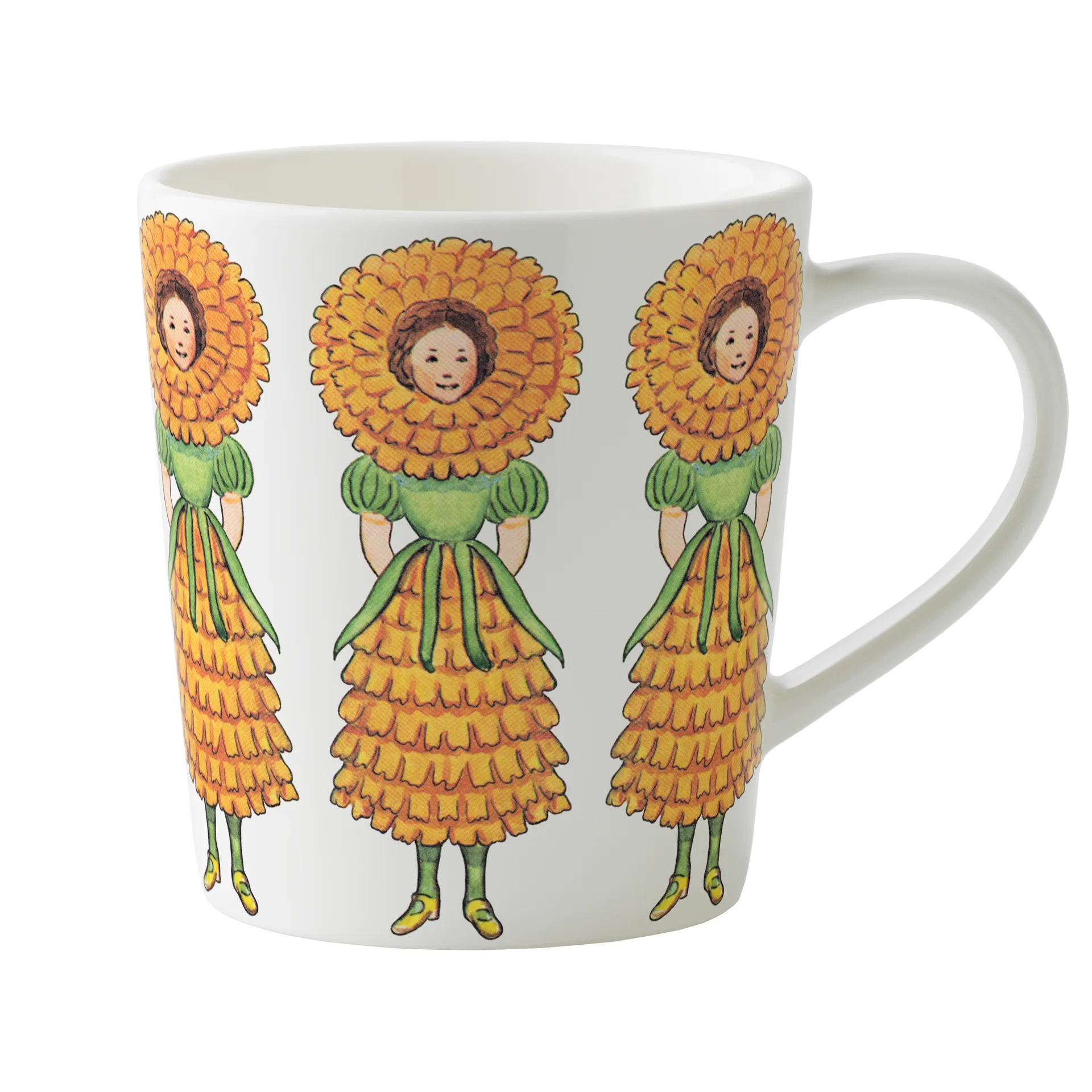 Fru Ringblomma 马克杯 with handle, 40 cl Design House Stockholm