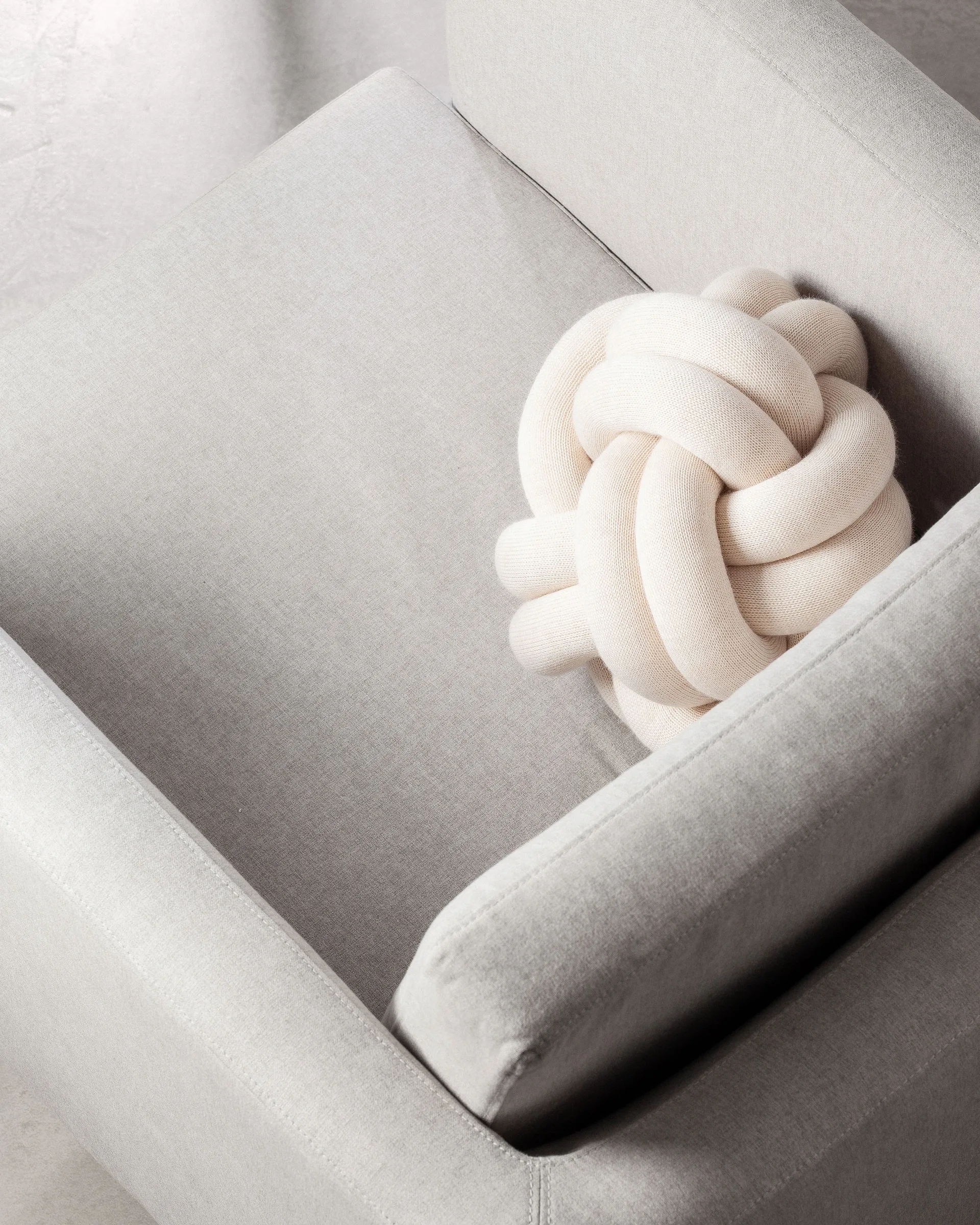 Knot 靠枕|靠垫, cream Design House Stockholm