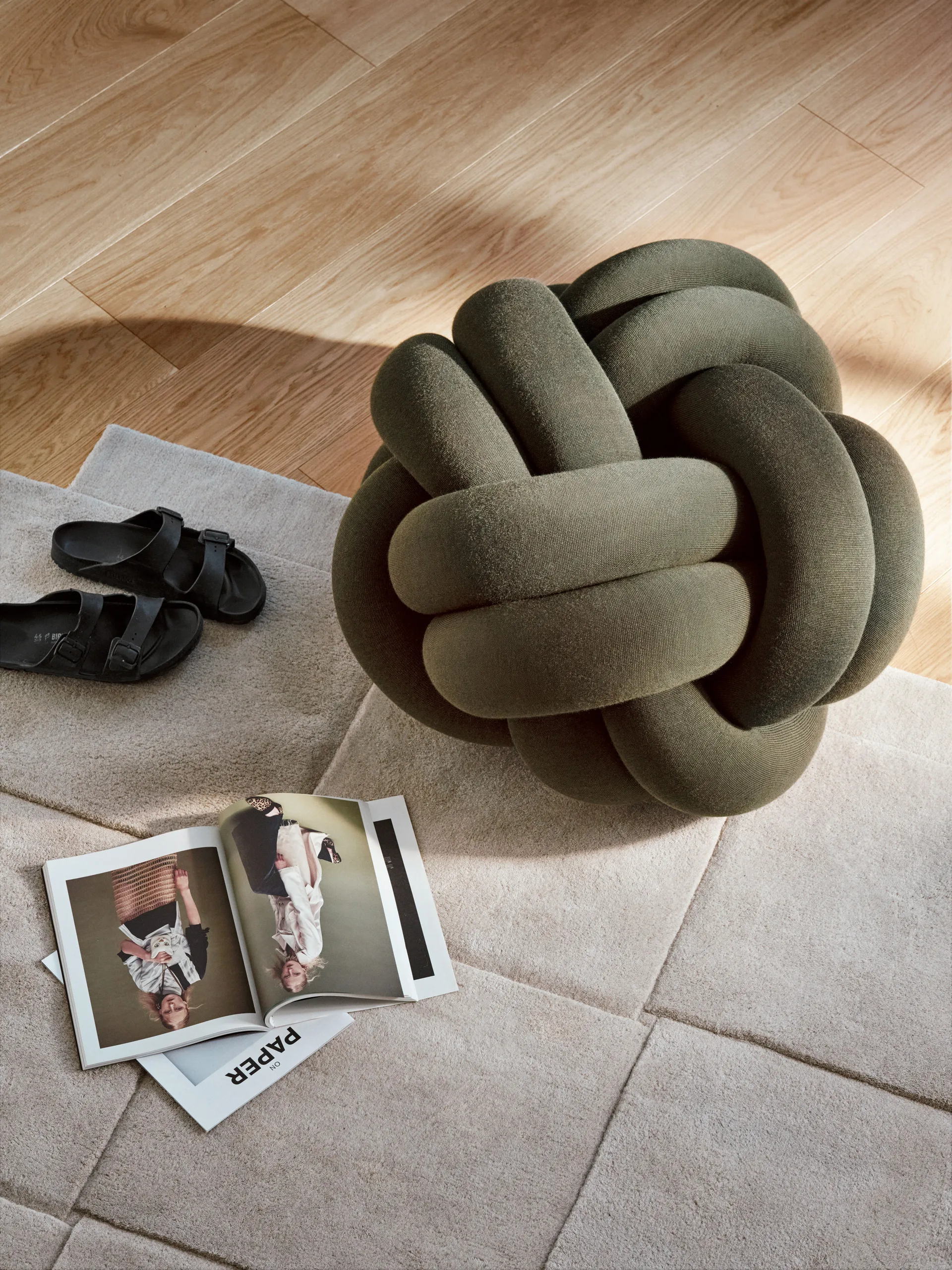Knot 靠垫 XL, 森林绿色 Design House Stockholm