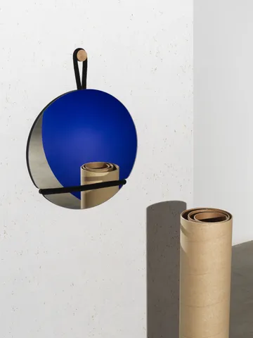 Lasso 圆形镜子 - 透明_黑色 - Design House Stockholm