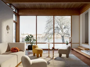 Lulu sit 蒲团36x65cm - Cream - Design House Stockholm