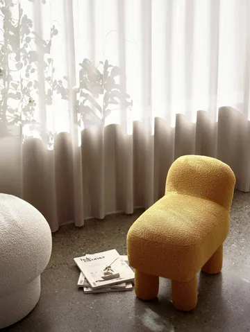 Lulu sit pouf 36x65 cm - 黄色 - Design House Stockholm