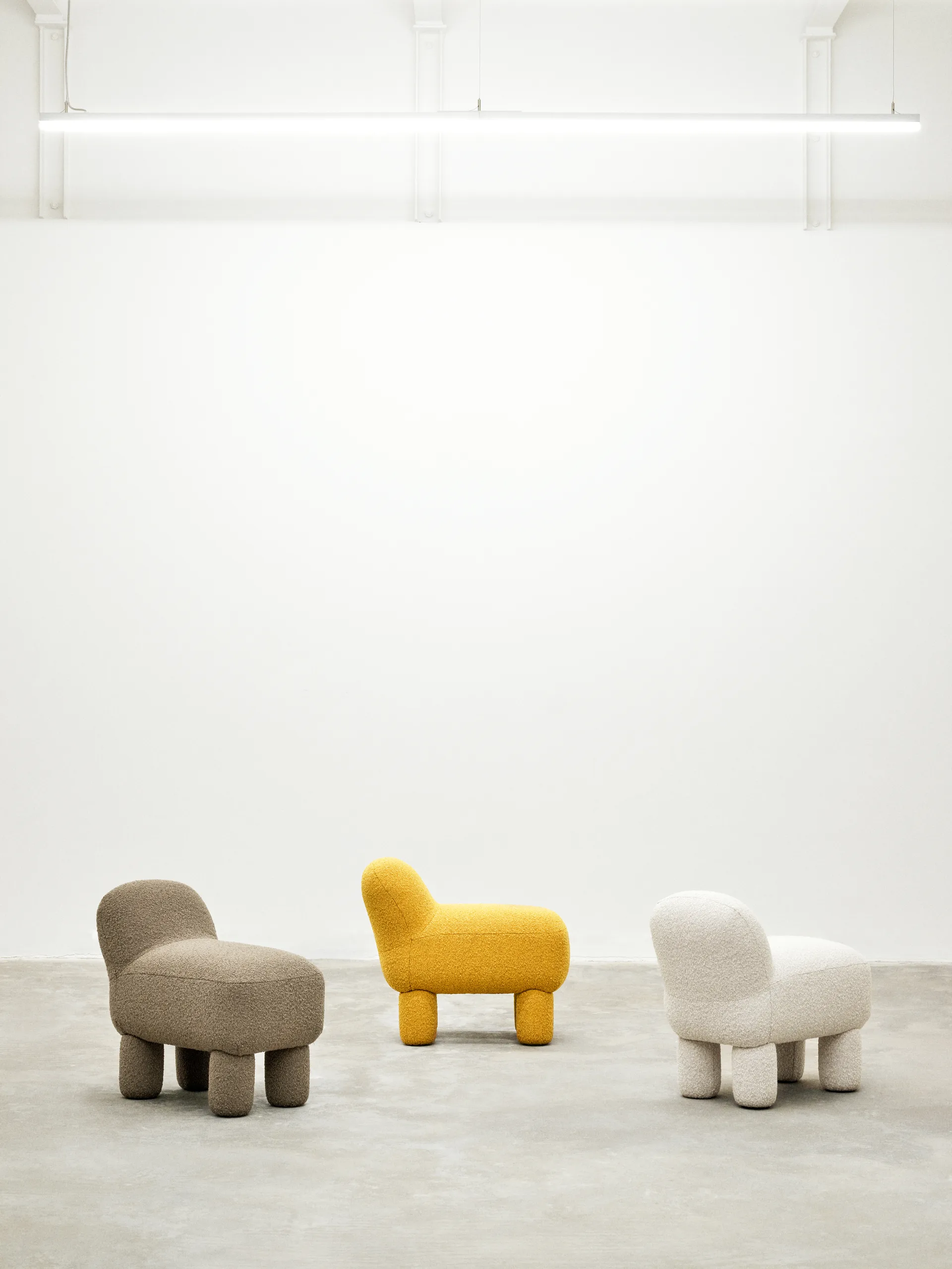Lulu sit pouf 36x65 cm, 黄色 Design House Stockholm