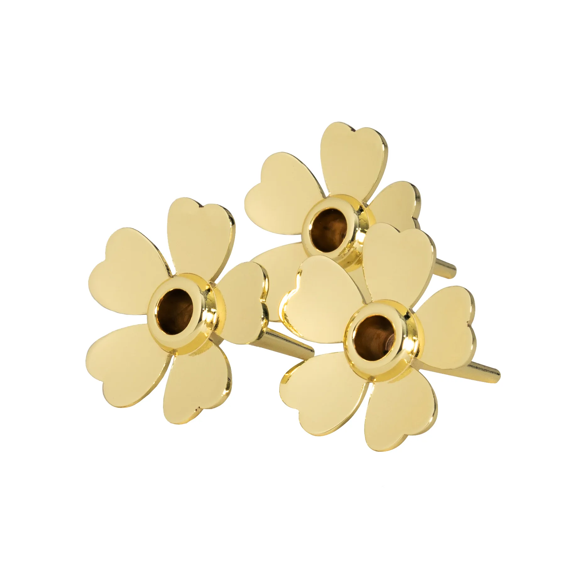 Me to You 烛台  三件套装, Gold Design House Stockholm