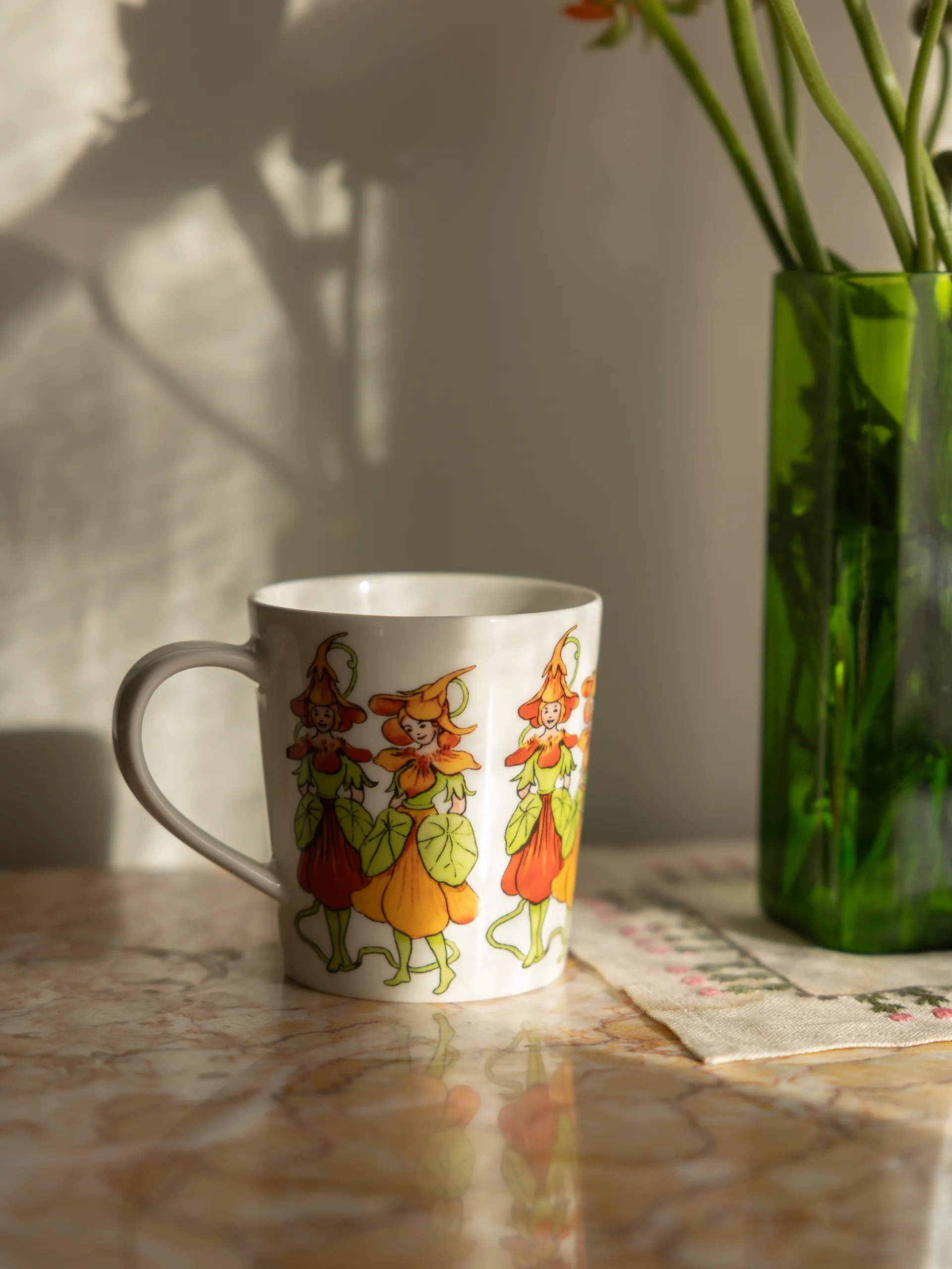 Nasturtium 马克杯 带把手 40 cl, 白色 Design House Stockholm