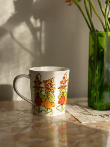 Nasturtium 马克杯 带把手 40 cl - 白色 - Design House Stockholm