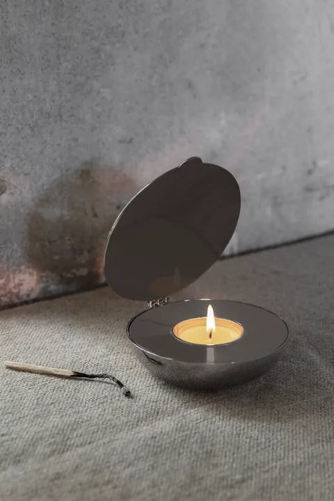 贝壳造型烛台, nickel Design House Stockholm