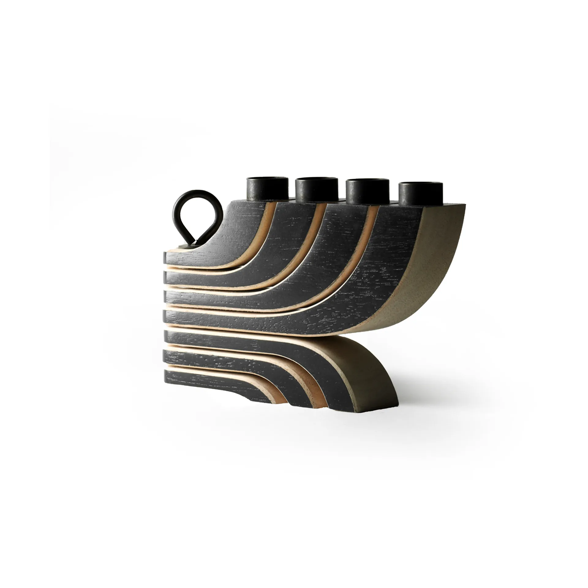 Nordic Light 四臂烛台, black Design House Stockholm