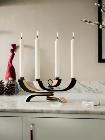 Nordic Light 四臂烛台 - black - Design House Stockholm