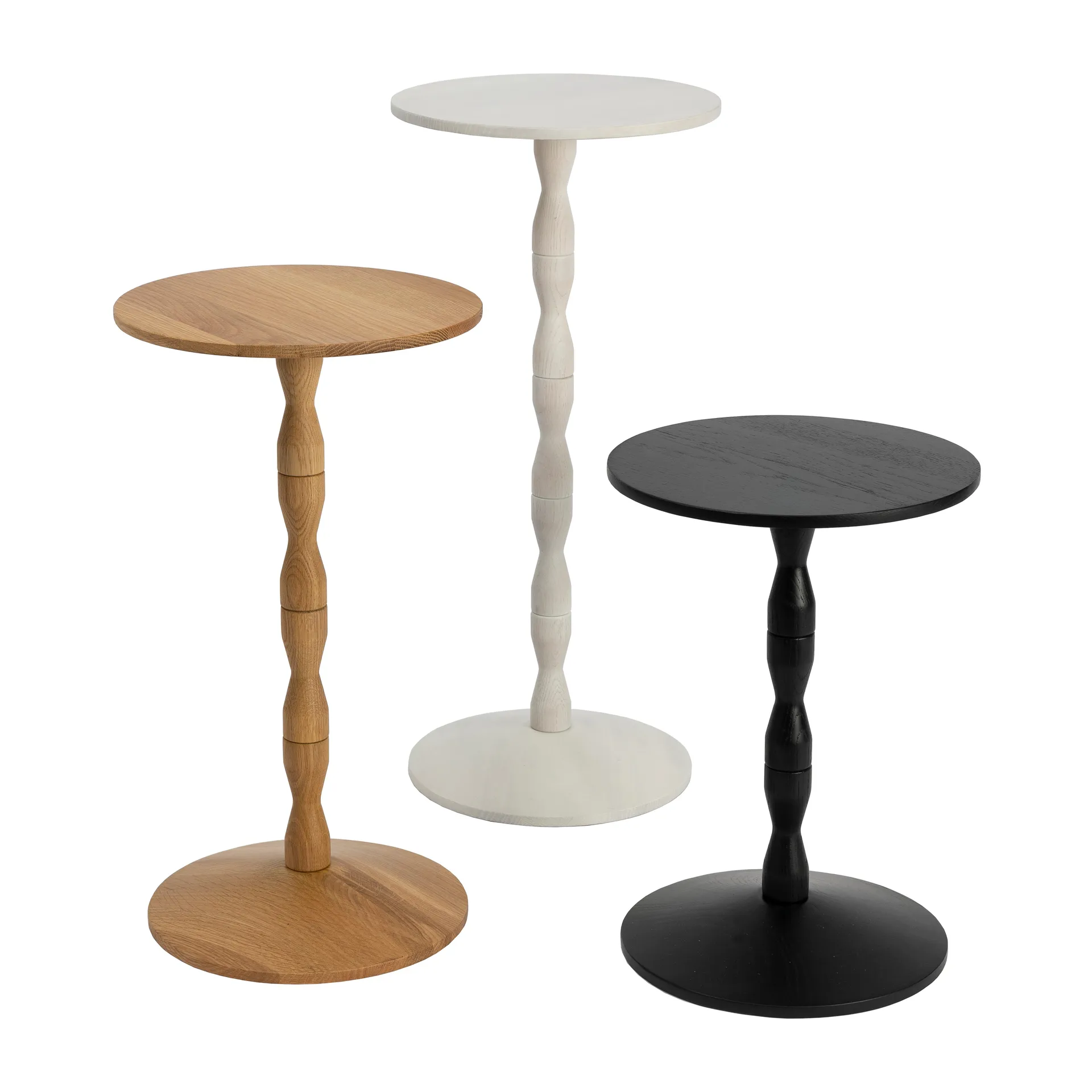 Pedestal 桌子 Ø31x67.5 cm, 漆灰白色 Design House Stockholm