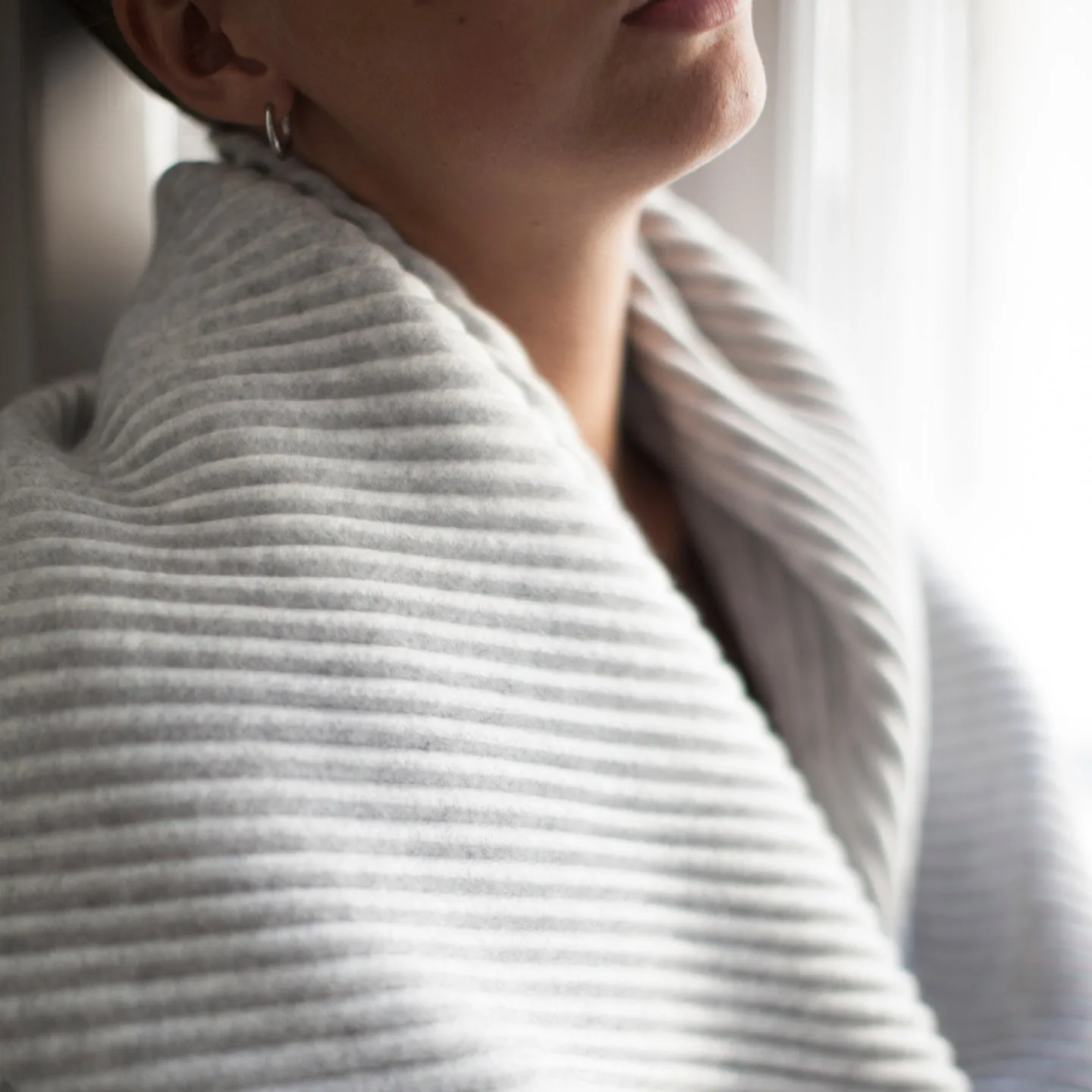 Pleece 毯子 140x160 cm, Light grey Design House Stockholm