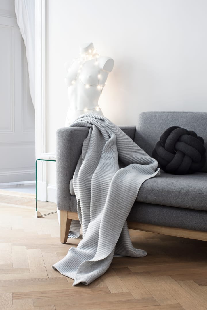 Pleece 毯子 140x170 cm, Light grey Design House Stockholm