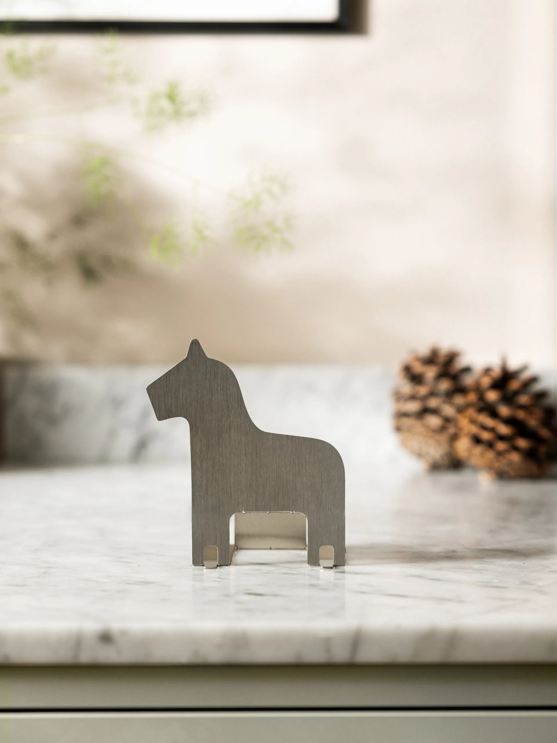 Pop-up 烛台/茶灯台 dala horse, 不锈钢 Design House Stockholm