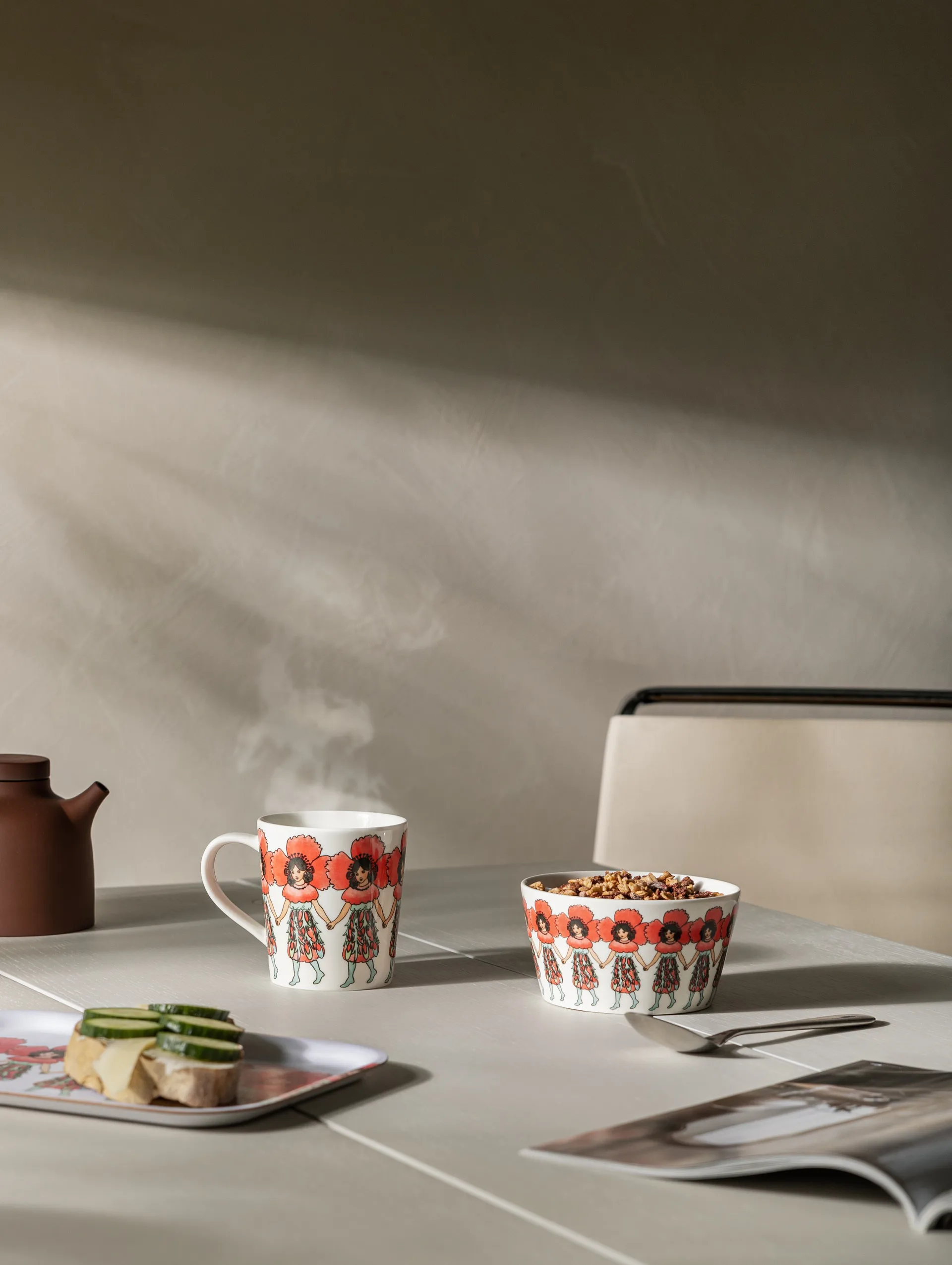 Poppy带柄马克杯, 400ml Design House Stockholm